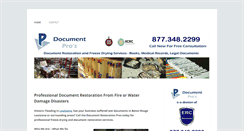 Desktop Screenshot of documentrestoration.org